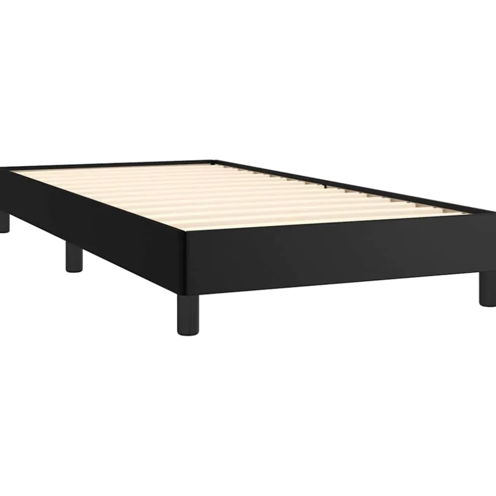 vidaXL Bedframe kunstleer zwart 80x200 cm