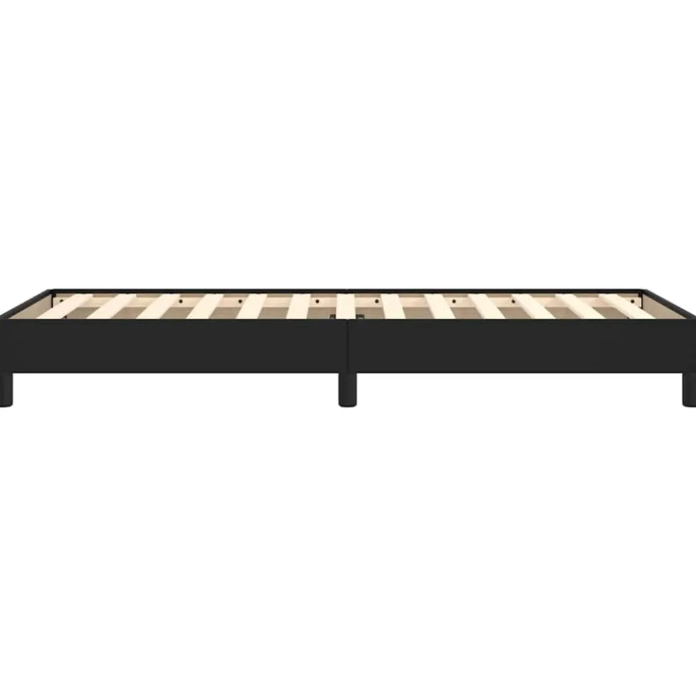 vidaXL Bedframe kunstleer zwart 80x200 cm