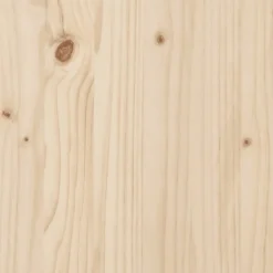vidaXL Bedframe LED massief hout 90x200 cm