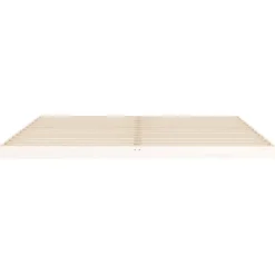 vidaXL Bedframe massief grenenhout wit 200x200 cm