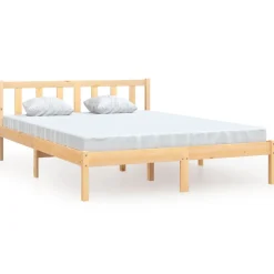 vidaXL Bedframe massief grenenhout 140x200 cm