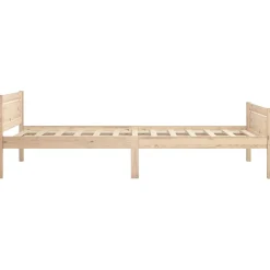 vidaXL Bedframe massief grenenhout 90x200 cm