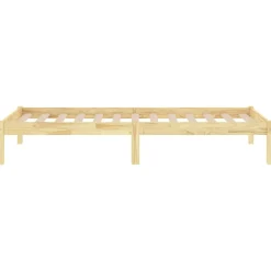 vidaXL Bedframe massief hout 75x190 cm