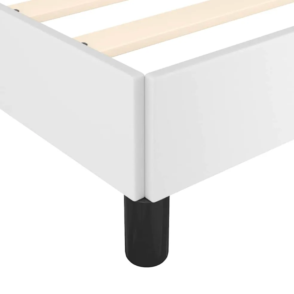 vidaXL Bedframe met hoofdeinde zonder matras 80x200 cm wit