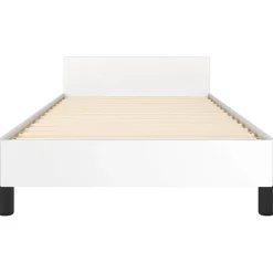 vidaXL Bedframe met hoofdeinde zonder matras 80x200 cm wit