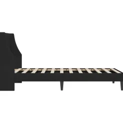 vidaXL Bedframe met hoofdeinde Zwart 80 x 200 cm Fluweel