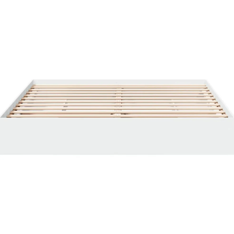 vidaXL Bedframe met lades bewerkt hout wit 200x200 cm