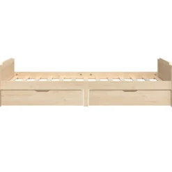 vidaXL Bedframe met lades massief grenenhout 90x200 cm