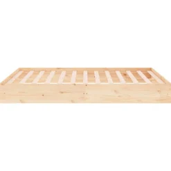 vidaXL Bedframe zonder matras massief hout 200x200 cm