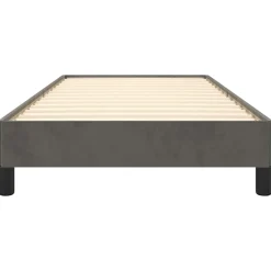 vidaXL Bedframe zonder matras 80x200 cm fluweel donkergrijs