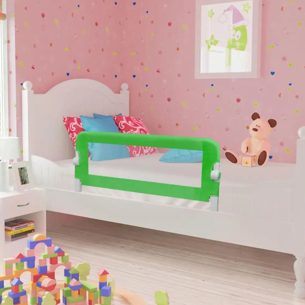 vidaXL Bedhekje peuter 102x42 cm groen
