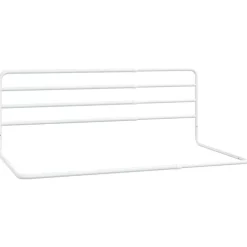 vidaXL Bedhekje peuter (76-137)x55 cm ijzer wit