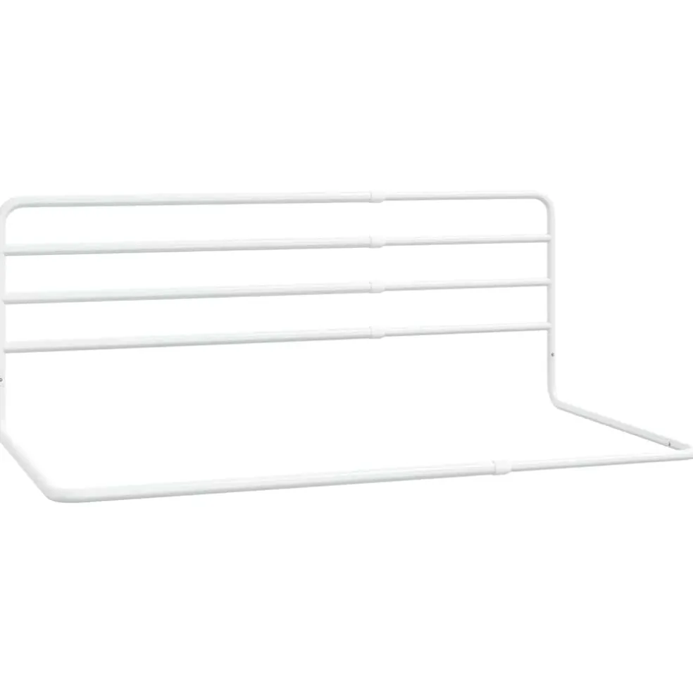 vidaXL Bedhekje peuter (76-137)x55 cm ijzer wit