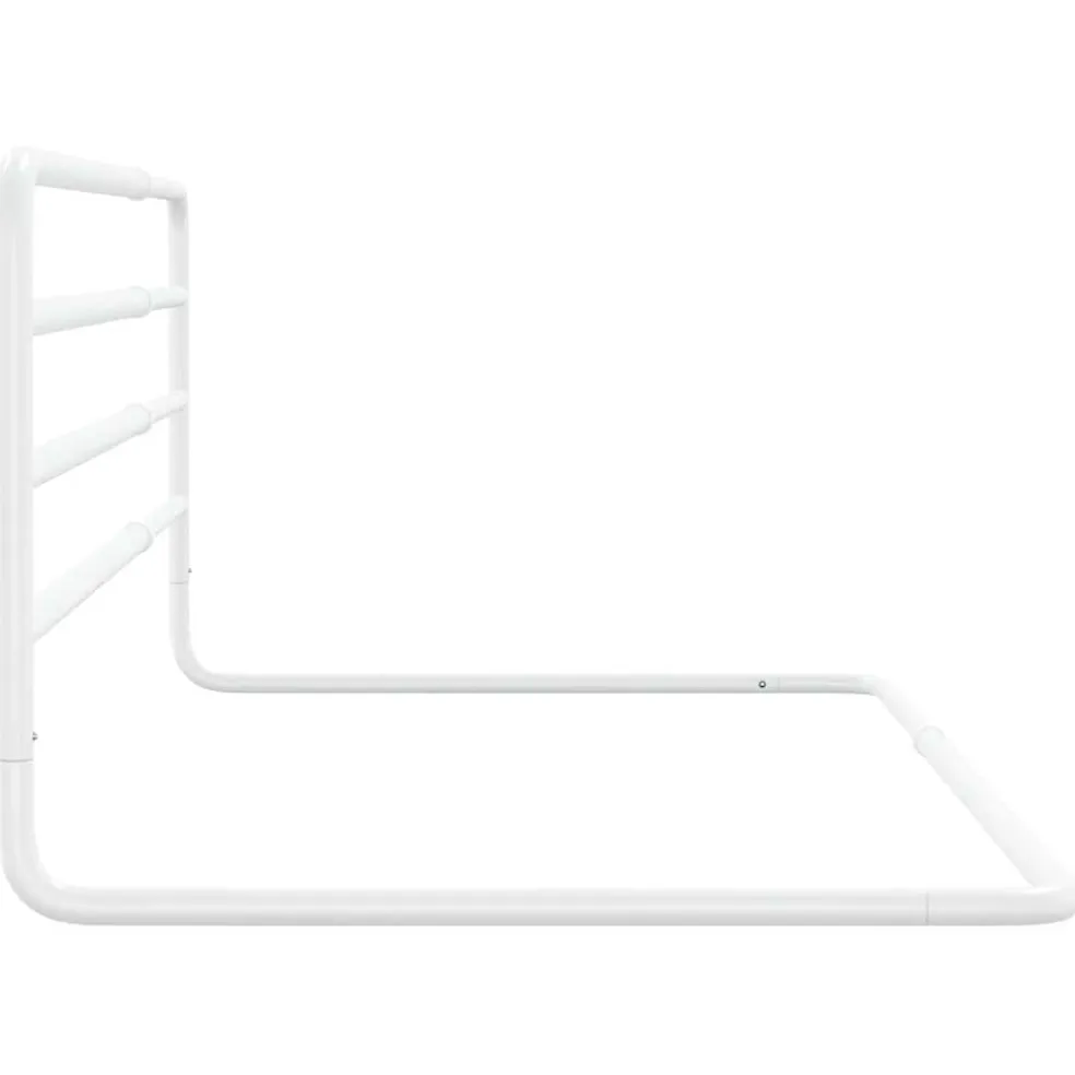 vidaXL Bedhekje peuter (76-137)x55 cm ijzer wit