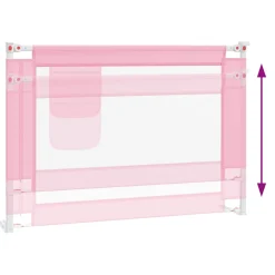 vidaXL Bedhekje peuter 90x25 cm stof roze