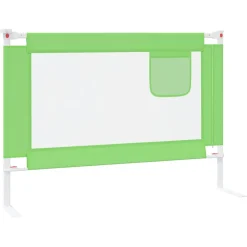 vidaXL Bedhekje peuter 90x25 cm stof groen