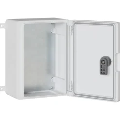 vidaXL Bedieningskast Grijs 25 x 13 x 24 cm ABS Kunststof