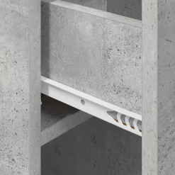 vidaXL Bed kast Betongrijs 29 x 31,5 x 49 cm Bewerkt hout