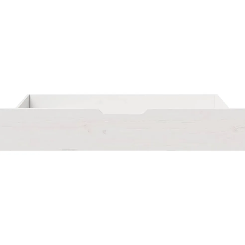 vidaXL Bedlades 2 st 95x55x17 cm massief grenenhout