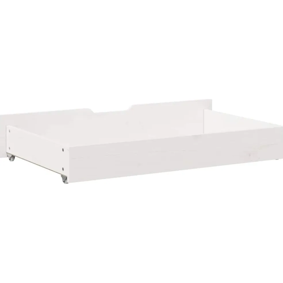 vidaXL Bedlades 2 st 95x55x17 cm massief grenenhout