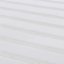 vidaXL Bedmatras met matras Grijs 80 x 200 cm Stof