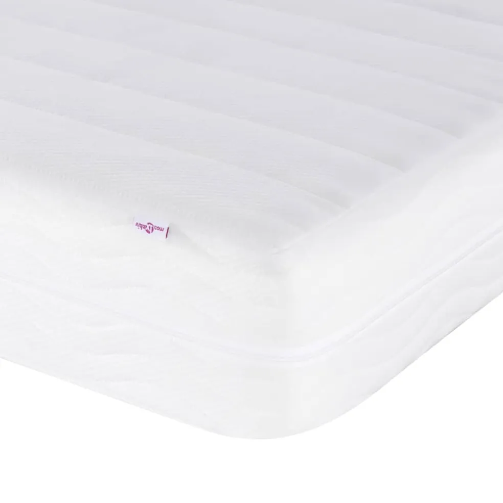 vidaXL Bed met matras "Dover" stof zwart 80x200 cm