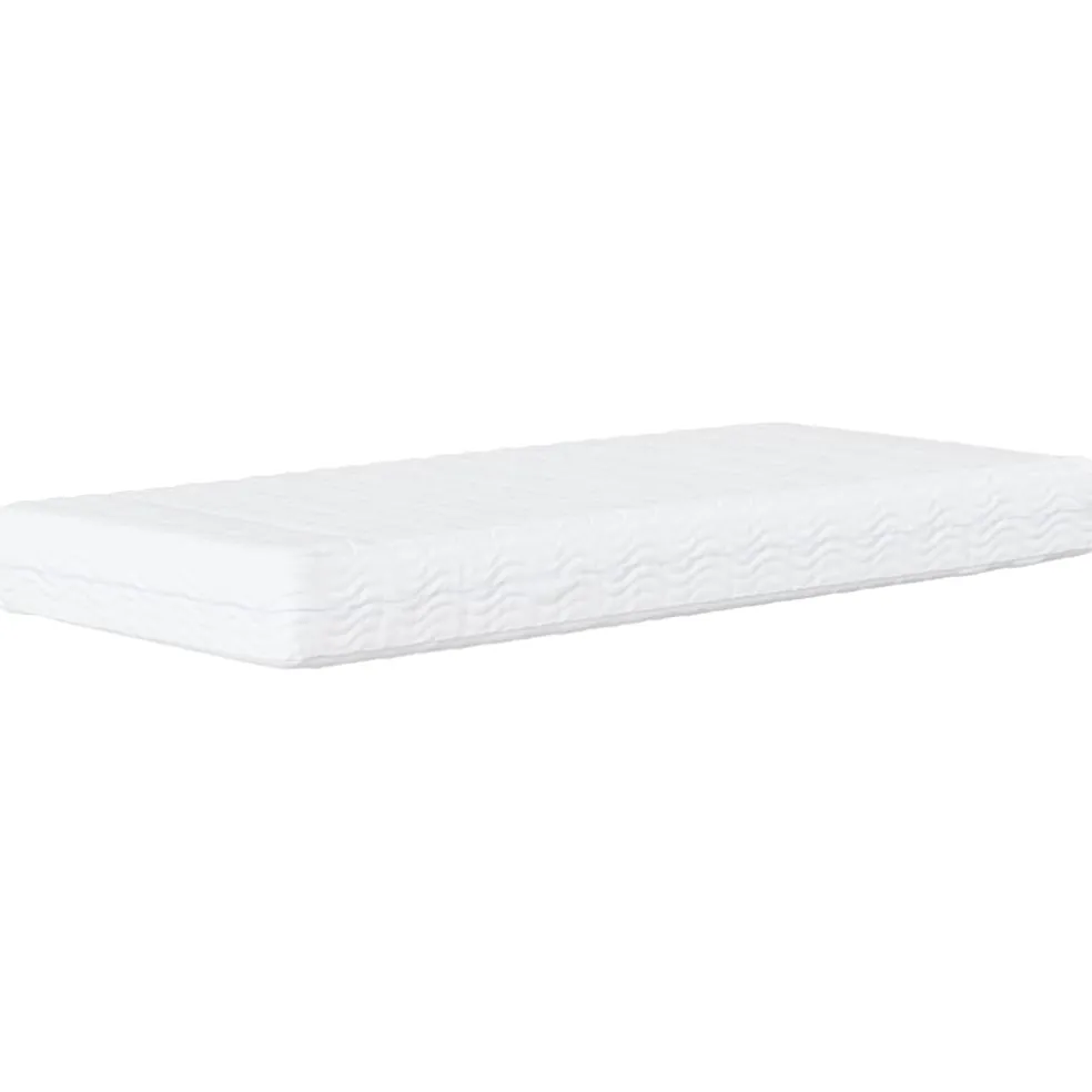 vidaXL Bed met matras "Hvar" stof zwart 80x200 cm