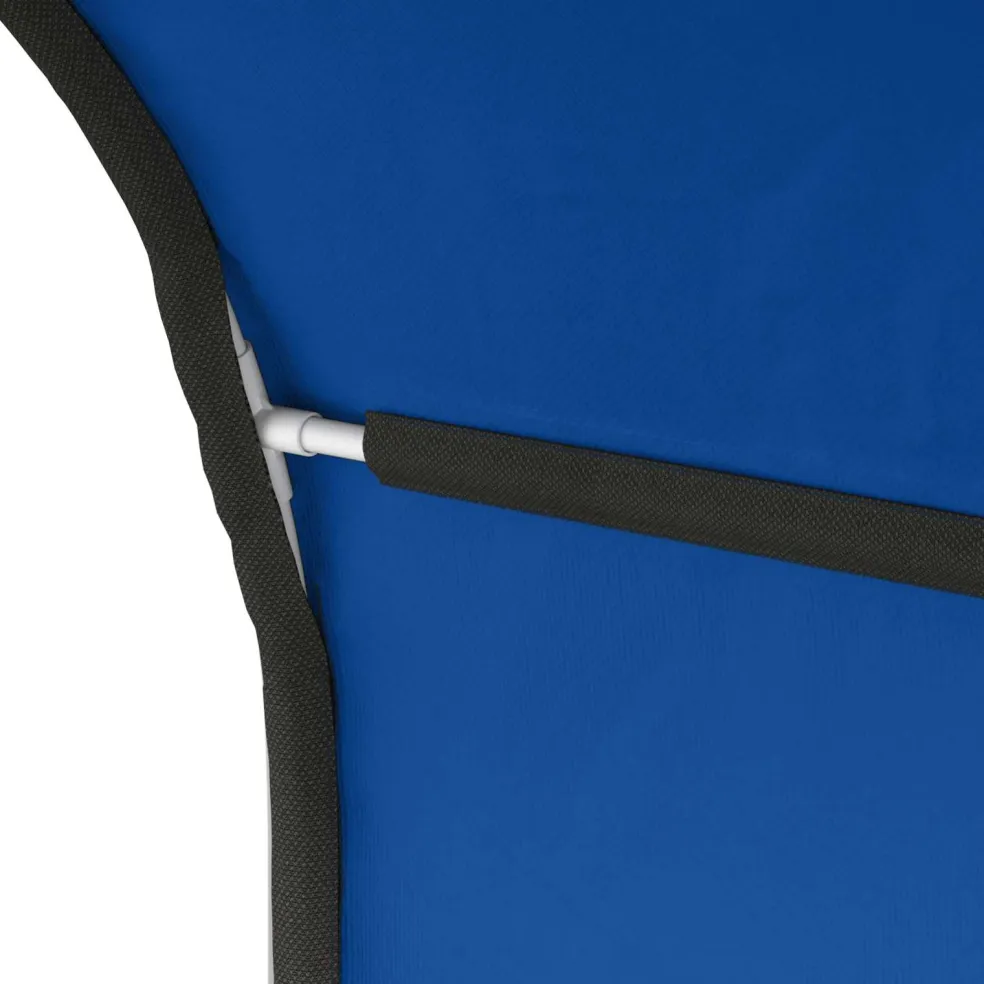 vidaXL Bedtunnel 2 st Blauw Polyester