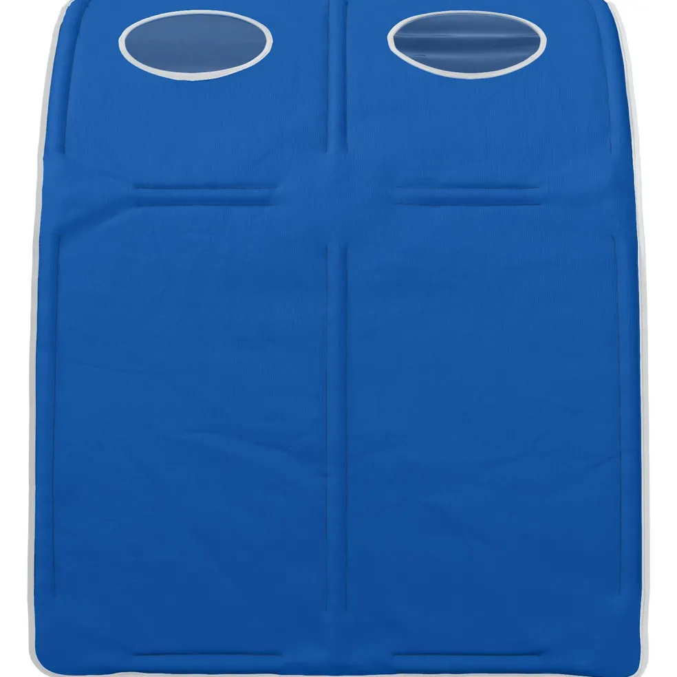 vidaXL Bedtunnel 2 st Blauw Polyester