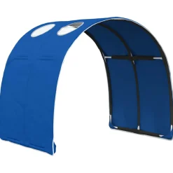 vidaXL Bedtunnel 2 st Blauw Polyester