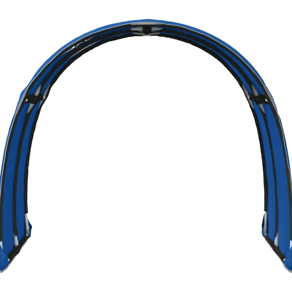 vidaXL Bedtunnel 2 st Blauw Polyester