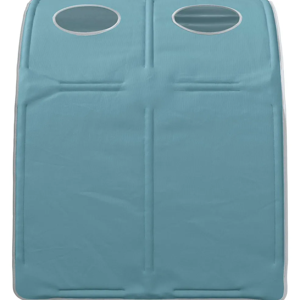 vidaXL Bedtunnel 2 st Lichtblauw Polyester