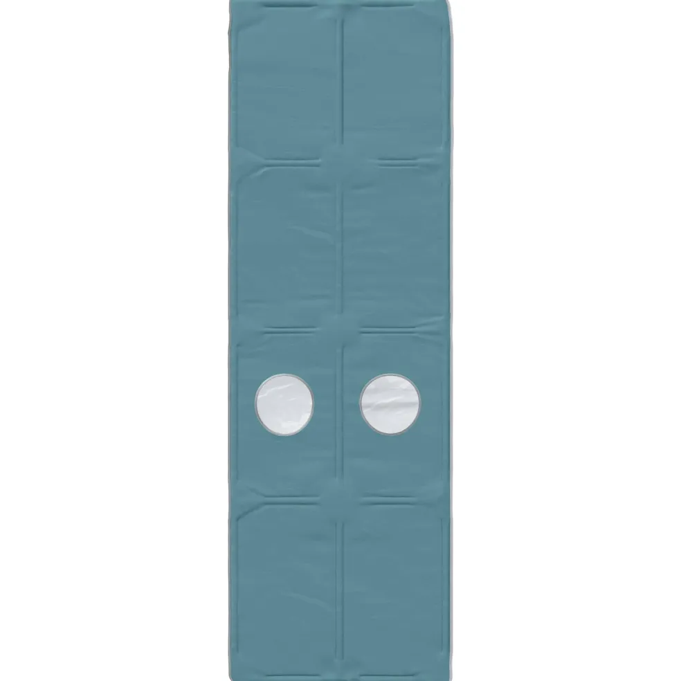 vidaXL Bedtunnel 2 st Lichtblauw Polyester