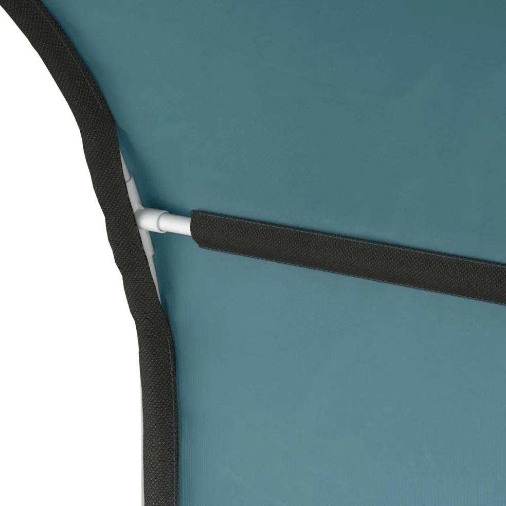 vidaXL Bedtunnel 2 st Lichtblauw Polyester