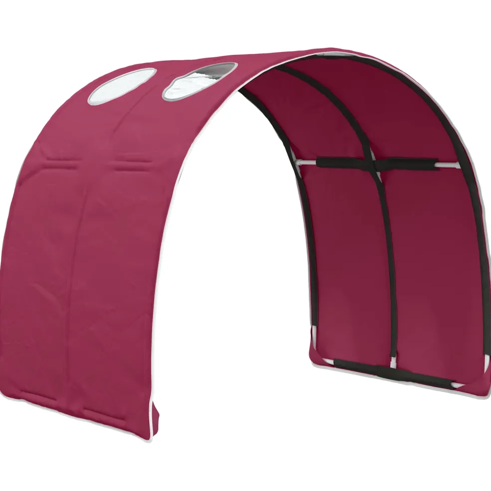 vidaXL Bedtunnel 2 st Rood Polyester