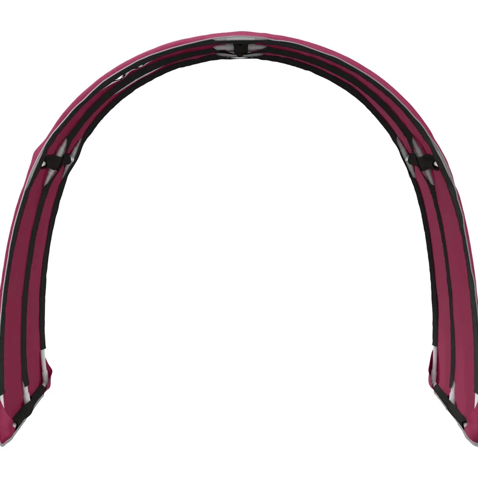 vidaXL Bedtunnel 2 st Rood Polyester