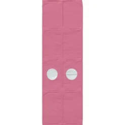 vidaXL Bedtunnel 2 st Roze Polyester