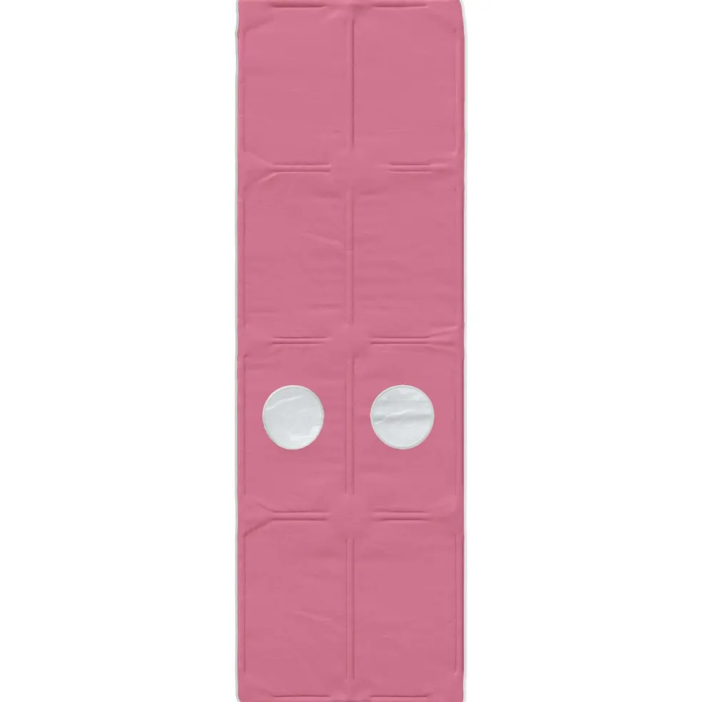 vidaXL Bedtunnel 2 st Roze Polyester