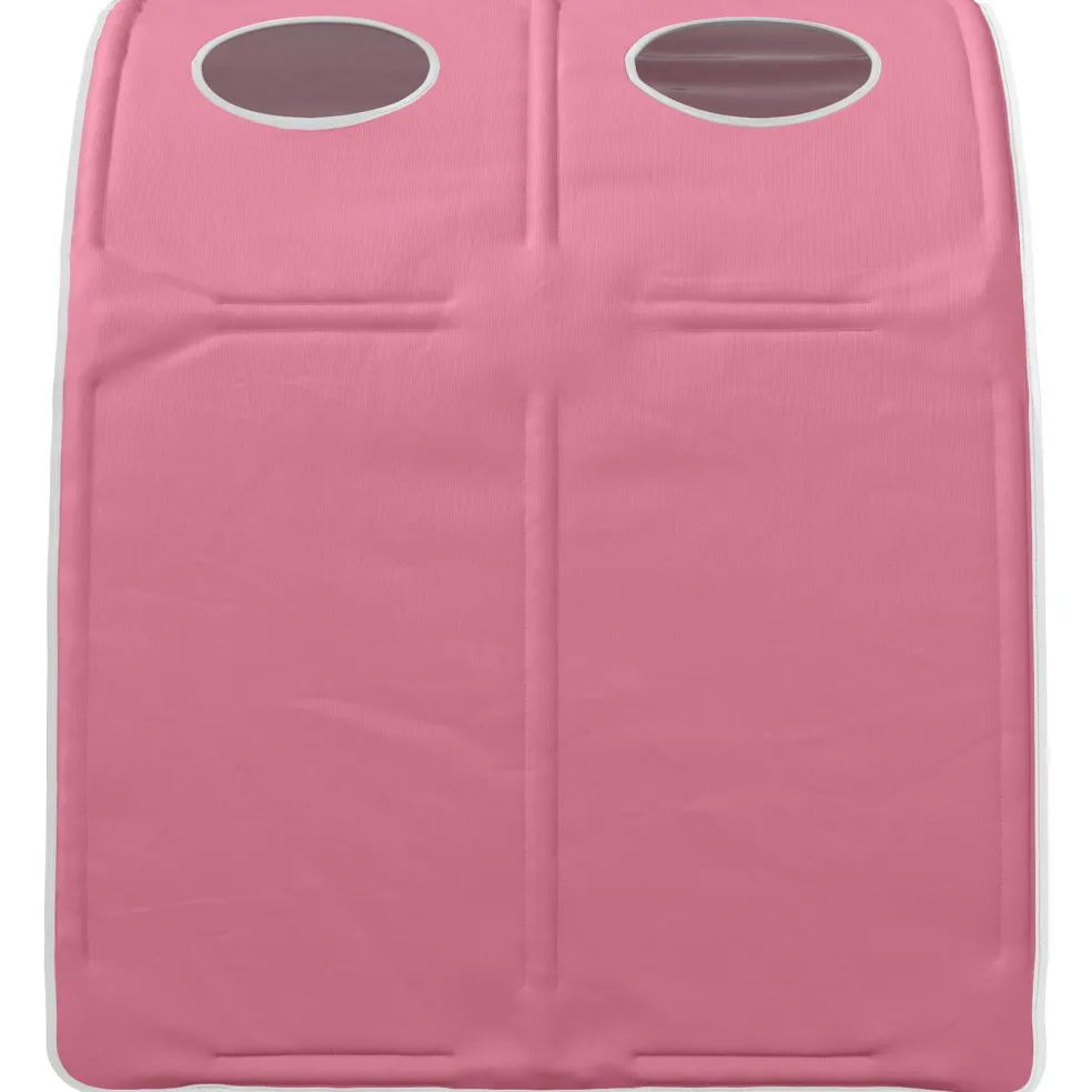 vidaXL Bedtunnel 2 st Roze Polyester