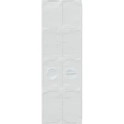 vidaXL Bedtunnel 2 st Wit Polyester