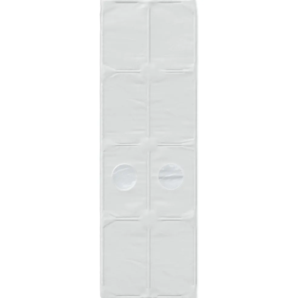 vidaXL Bedtunnel 2 st Wit Polyester