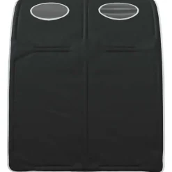 vidaXL Bedtunnel 2 st Zwart Polyester