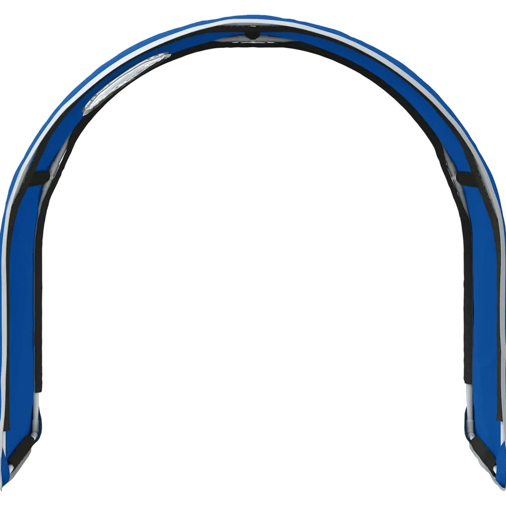 vidaXL Bedtunnel voor kinderbedden 2 st Wit Polyester