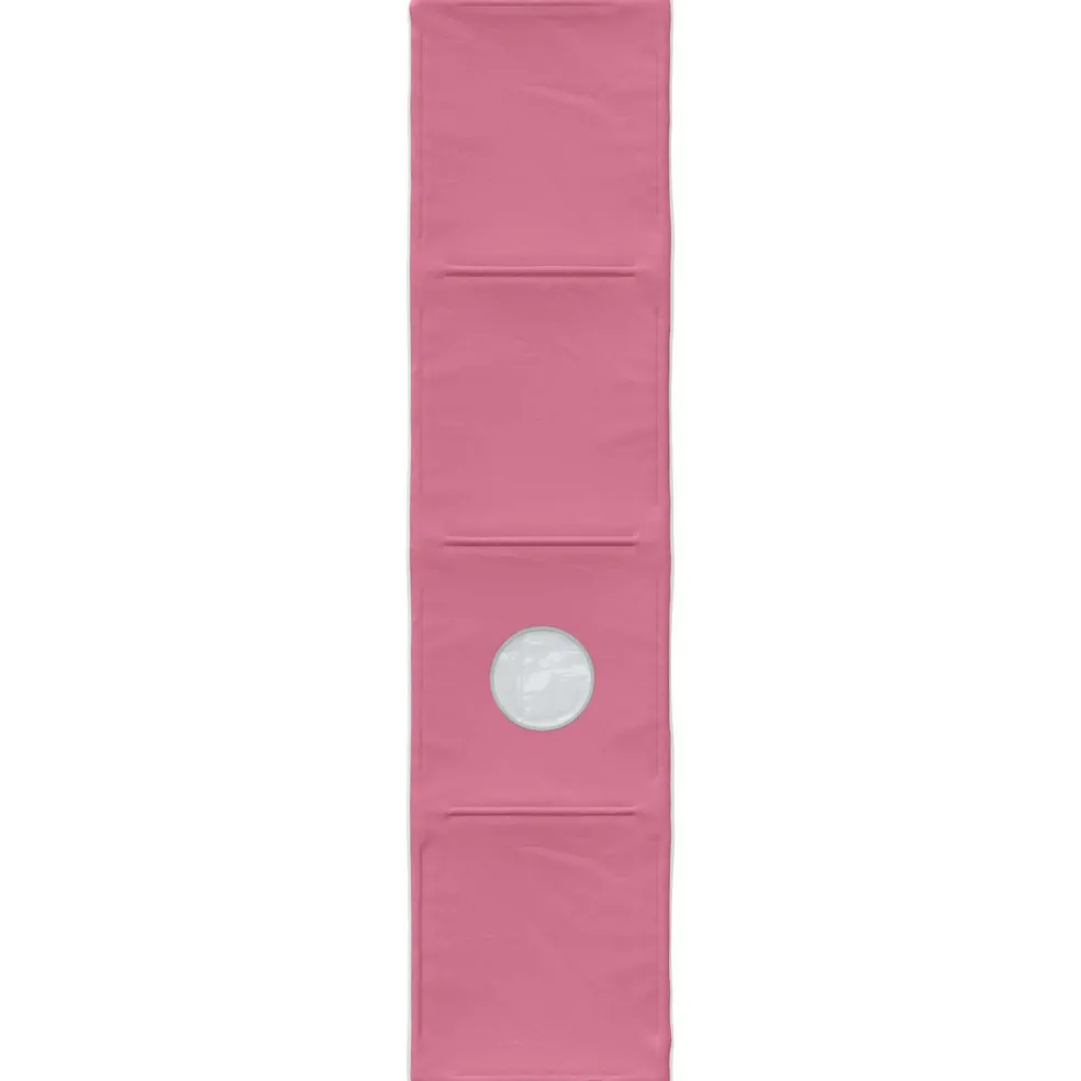 vidaXL Bedtunnel voor kinderbedden 2 st Roze Polyester