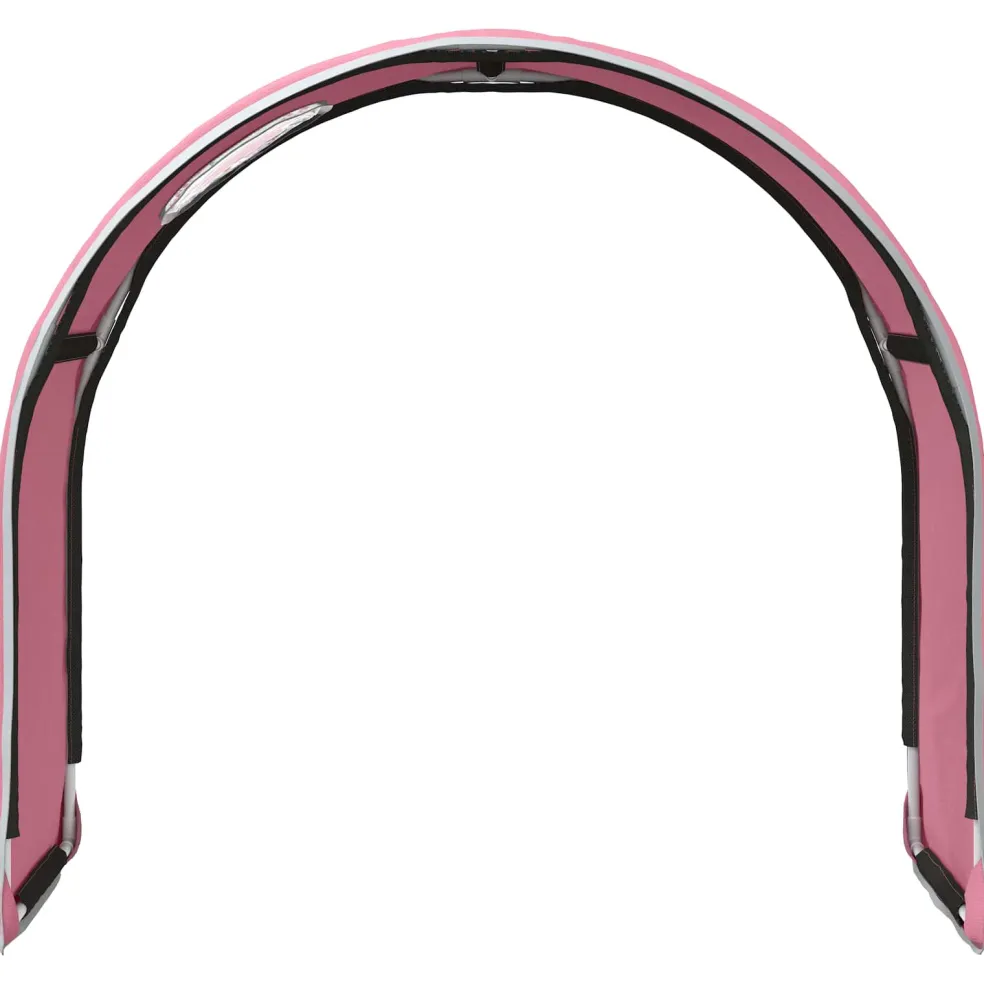 vidaXL Bedtunnel voor kinderbedden 2 st Roze Polyester