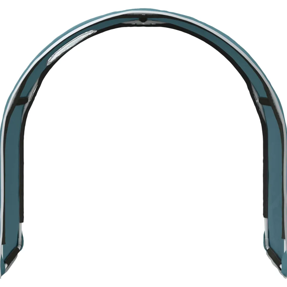 vidaXL Bedtunnel voor kinderbedden 2 st Lichtblauw Polyester