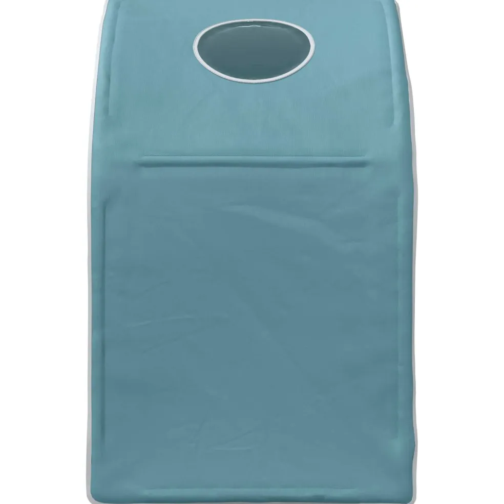 vidaXL Bedtunnel voor kinderbedden 2 st Lichtblauw Polyester