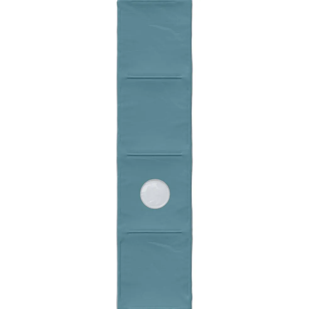 vidaXL Bedtunnel voor kinderbedden 2 st Lichtblauw Polyester