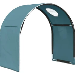 vidaXL Bedtunnel voor kinderbedden 2 st Lichtblauw Polyester