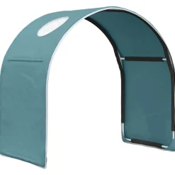 vidaXL Bedtunnel voor kinderbedden 2 st Lichtblauw Polyester